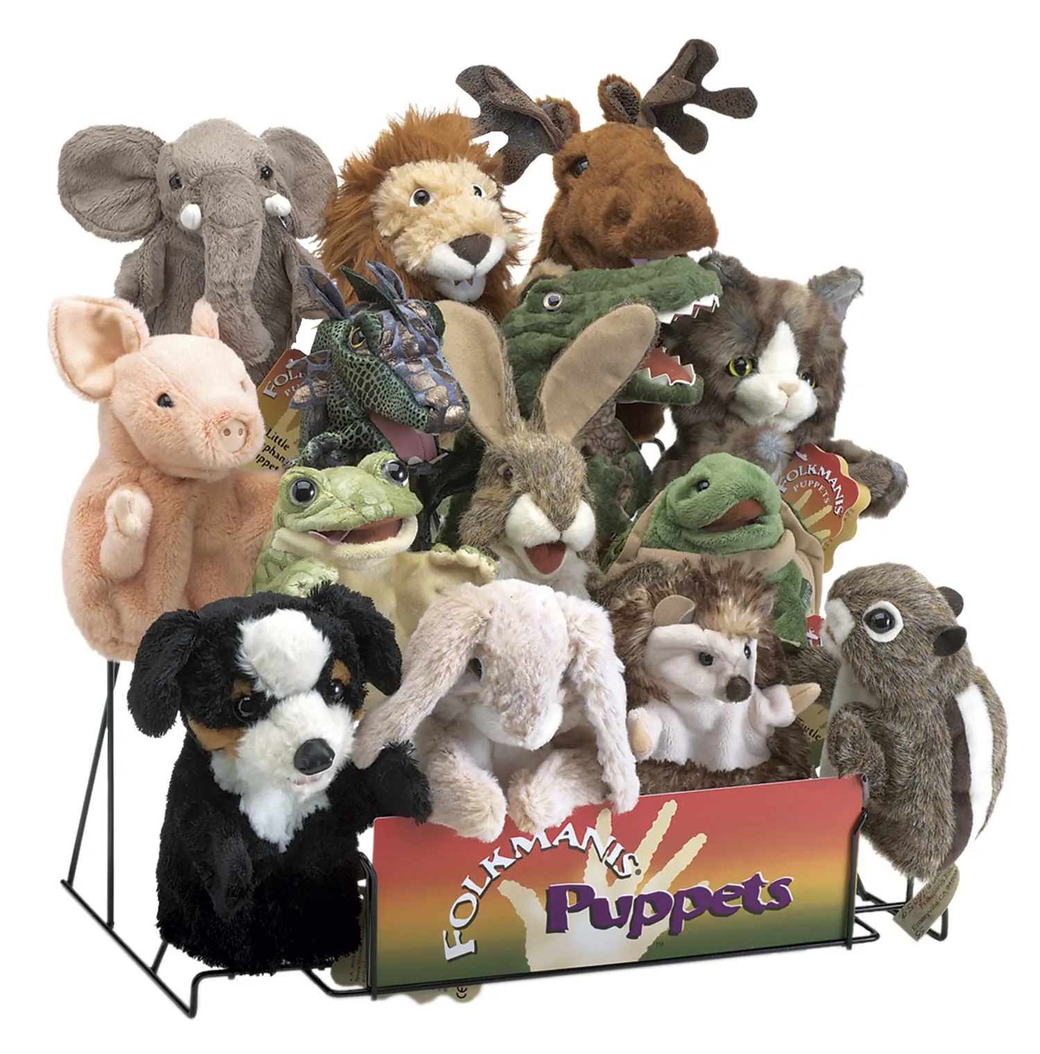 Little Puppet Counter Display-Folkmanis® Handpuppen