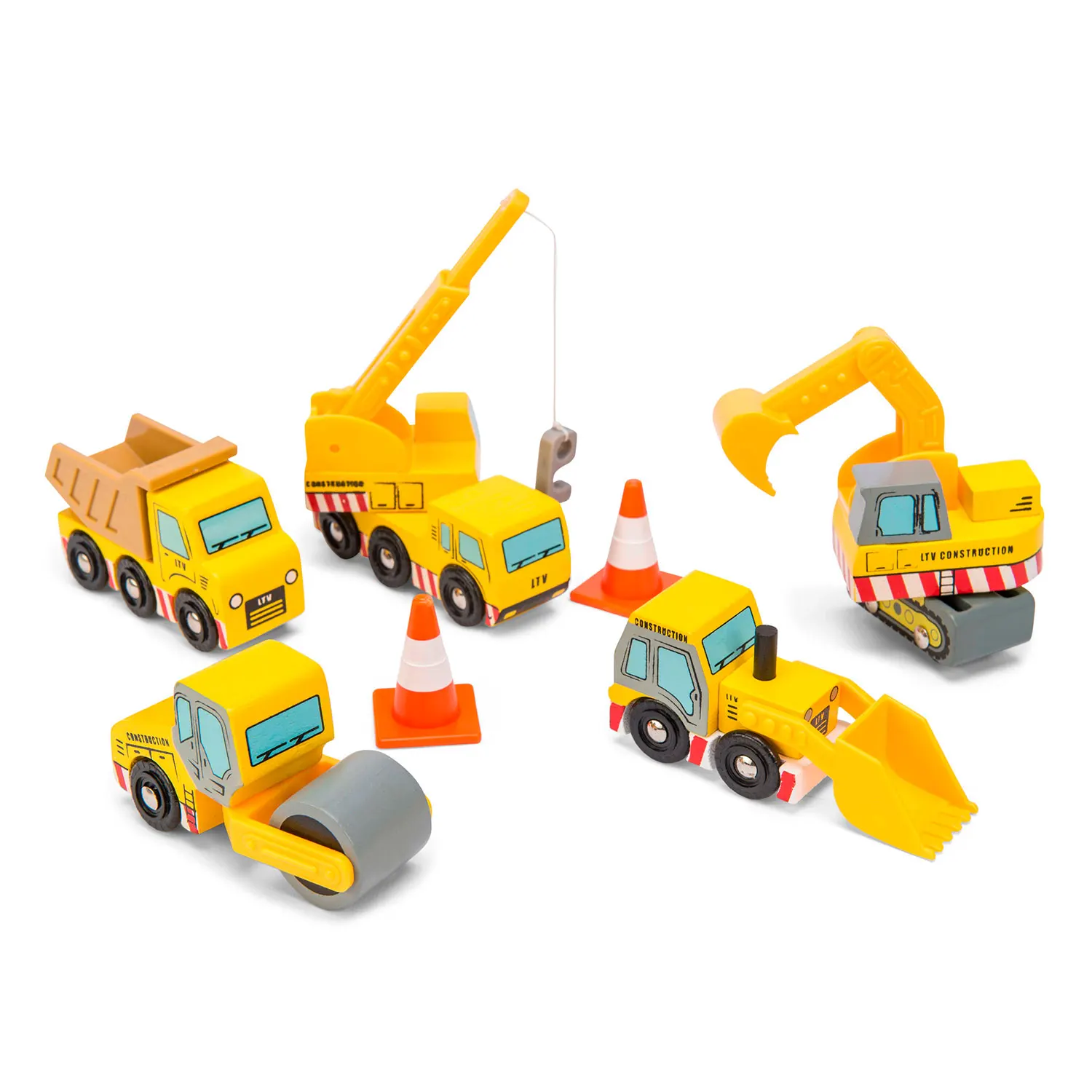 Baufahrzeuge / Construction Set, 2022 Baufahrzeuge / Construction Set, 2022-Le Toy Van (LTV)
