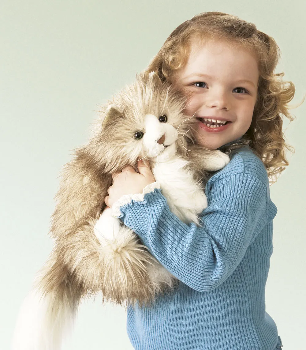 Pummelige Katze / Fluffy Cat-Folkmanis® Puppets
