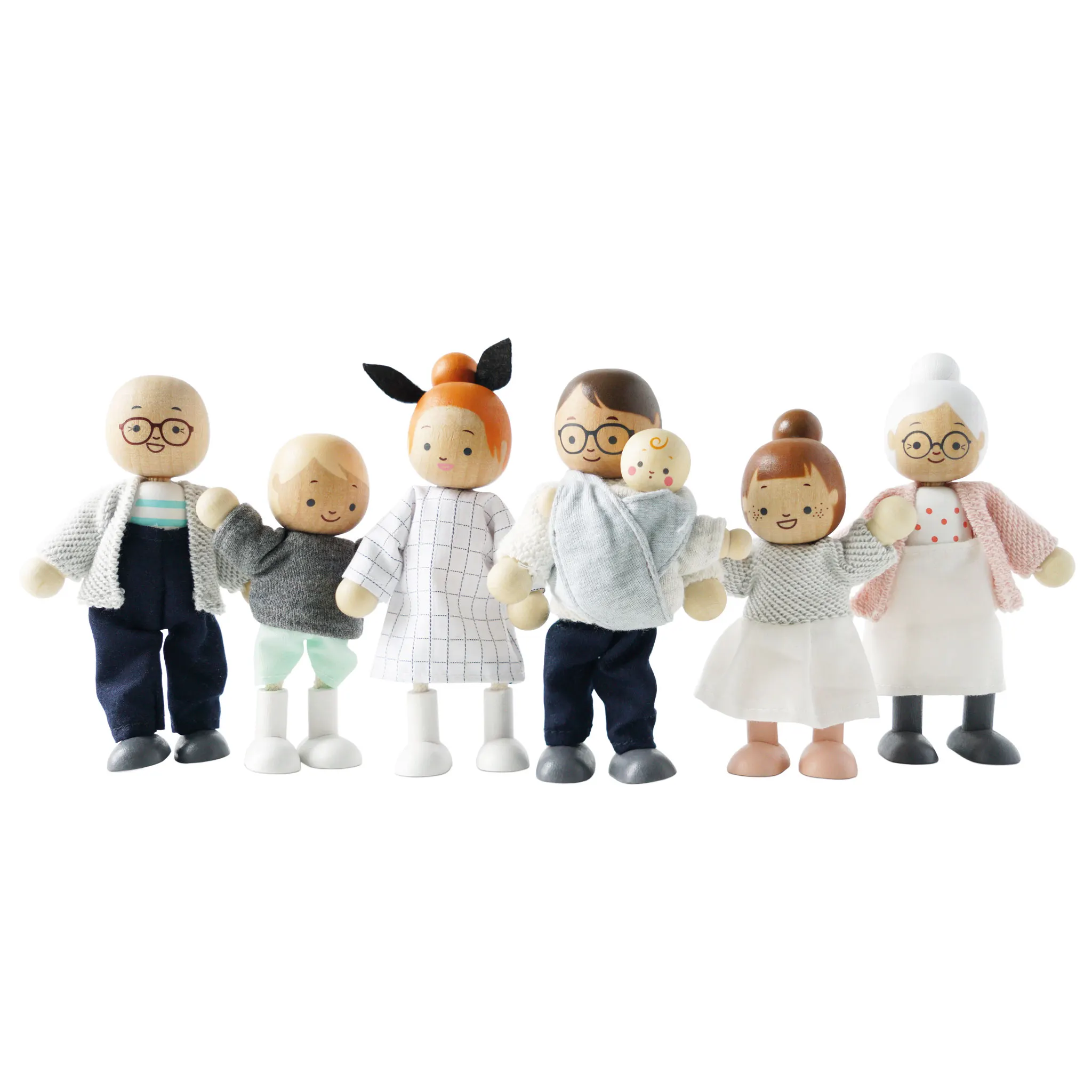 Meine Familie / Dolls House Family - 7 Piece (New Look) Meine Familie / Dolls House Family - 7 Piece (New Look)-Le Toy Van (LTV)