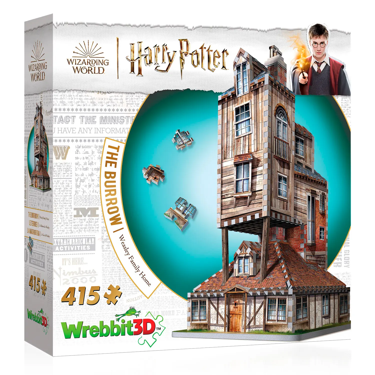 Fuchsbau - Harry Potter / The Burrow 415 pcs. 3D-Puzzle-Wrebbit-3D Puzzles