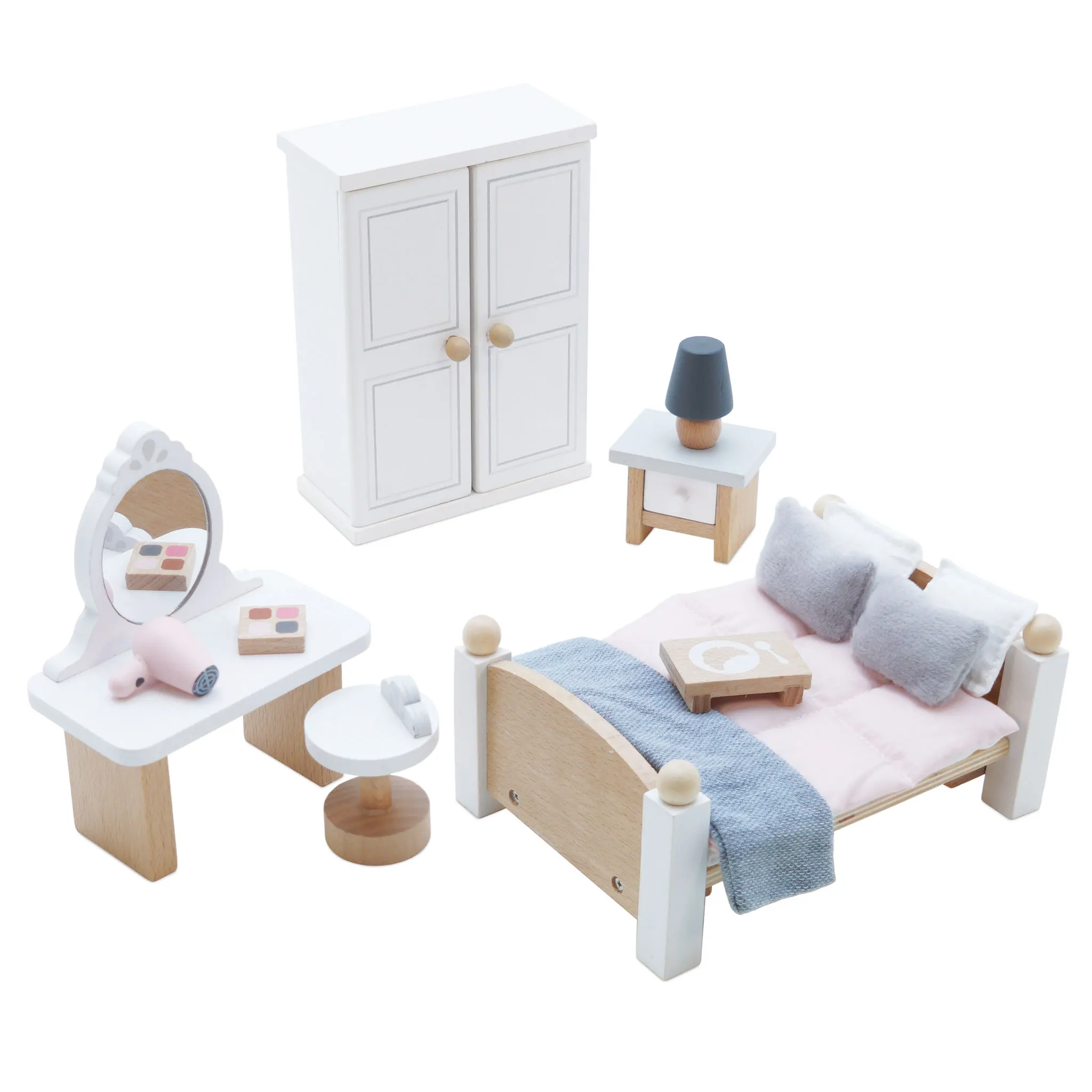 Daisylane Schlafzimmer / Wooden Dolls house Bedroom (New Look)