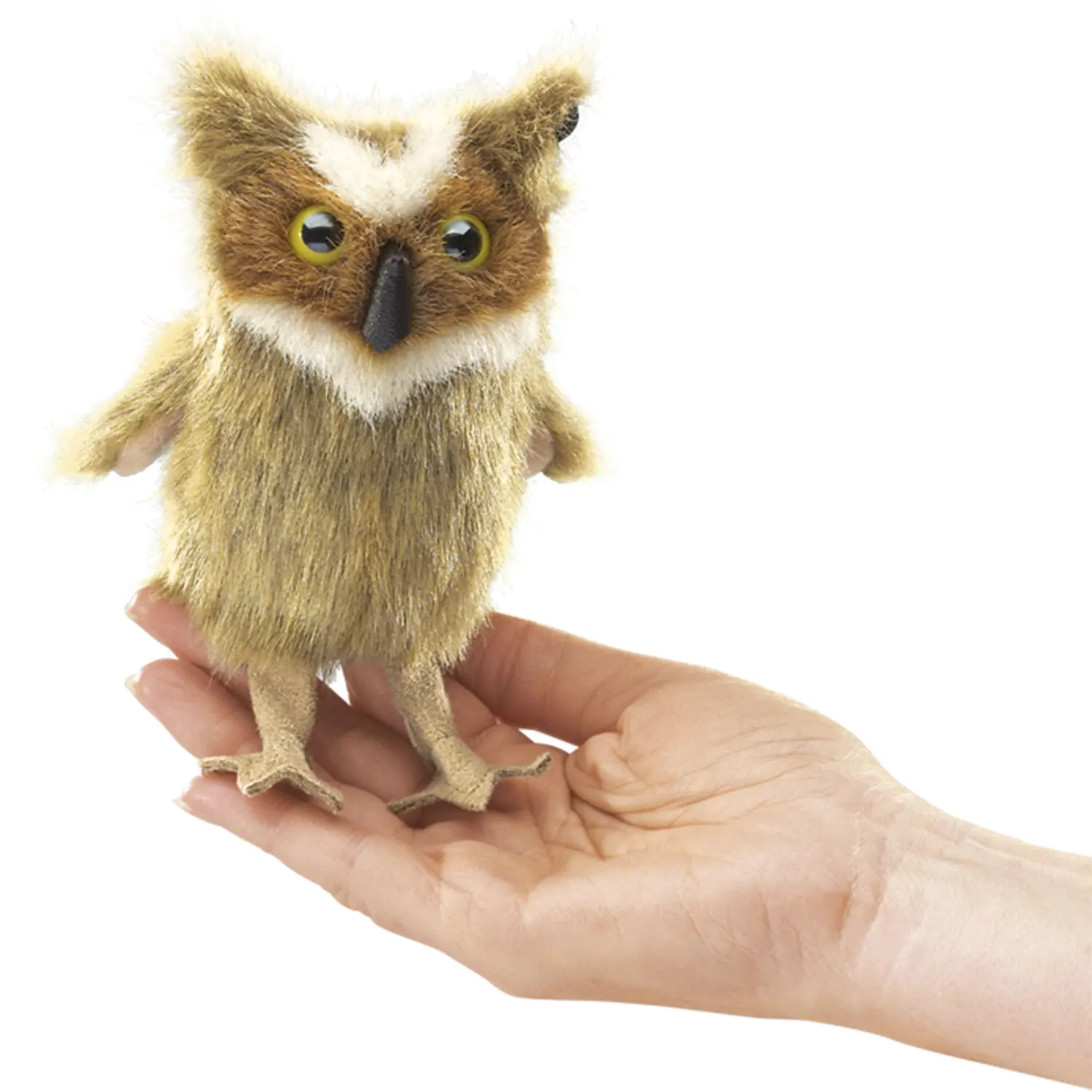 Mini Uhu / Mini Great Horned Owl Mini Uhu / Mini Great Horned Owl-Folkmanis® Puppets