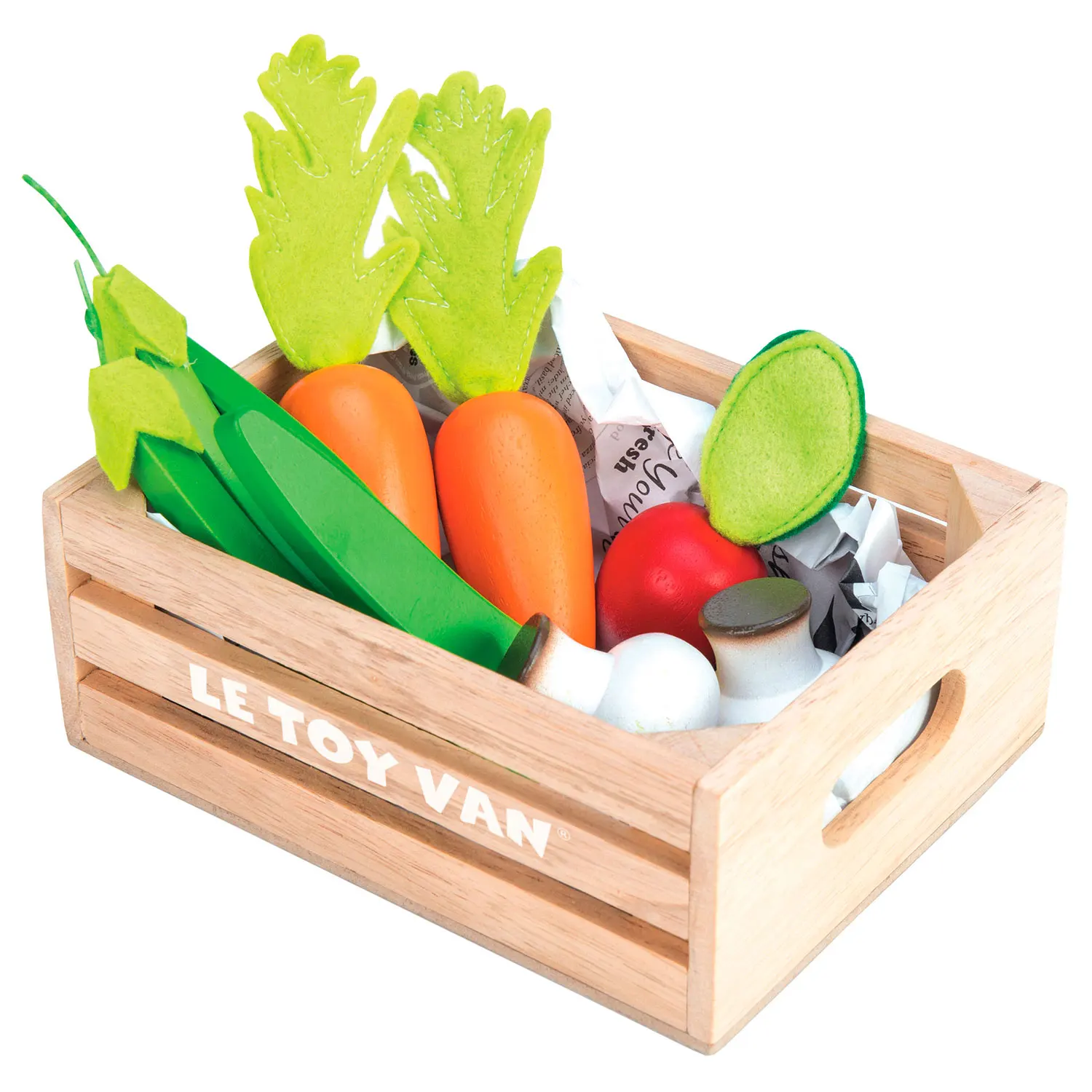 Gemüse Marktkiste / Harvest Vegetables Wooden Food Crate - 2022 Gemüse Marktkiste / Harvest Vegetables Wooden Food Crate - 2022-Le Toy Van (LTV)