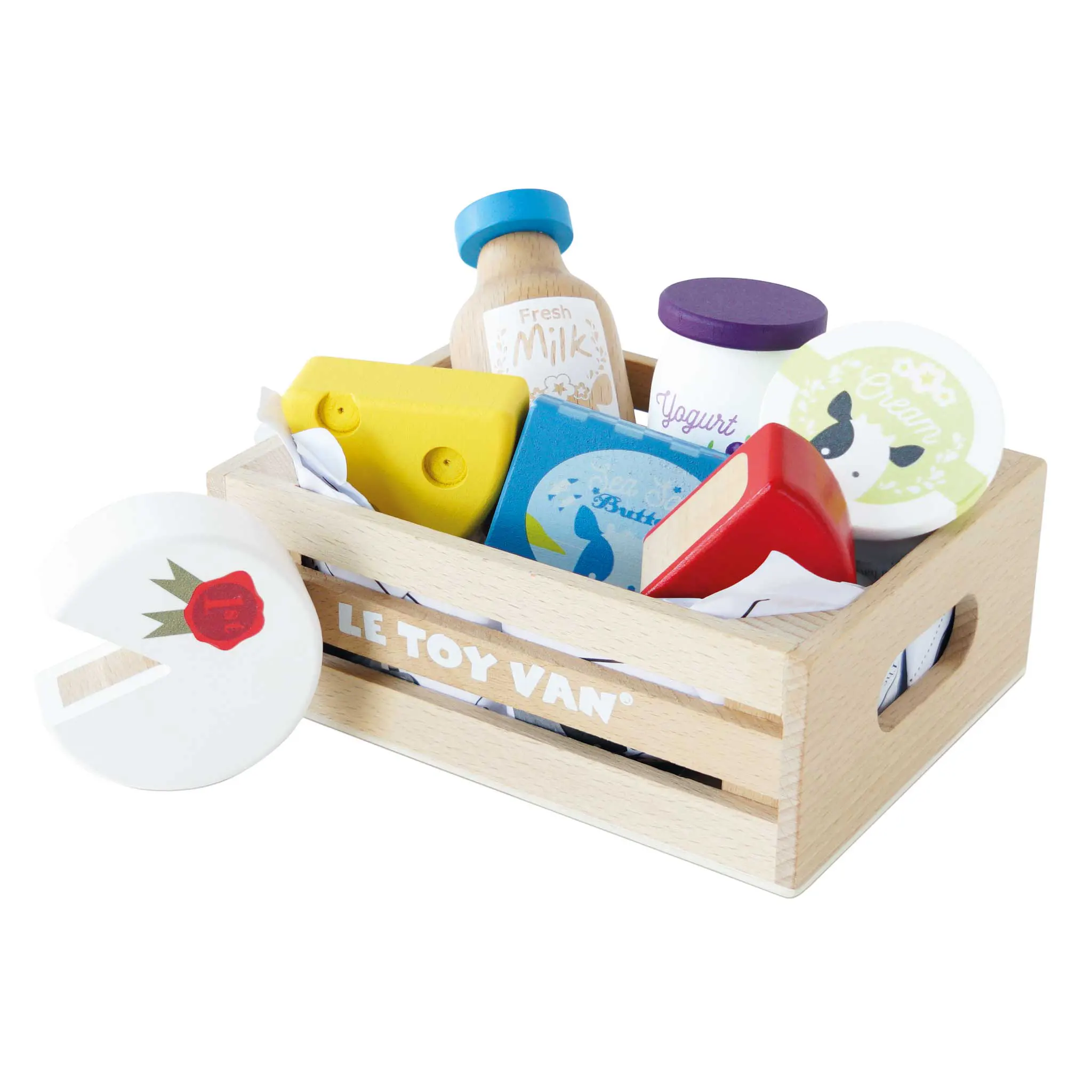 Käse & Milch Marktkiste / Cheese & Dairy Wooden Market Crate - 2022 Käse & Milch Marktkiste / Cheese & Dairy Wooden Market Crate - 2022-Le Toy Van (LTV)