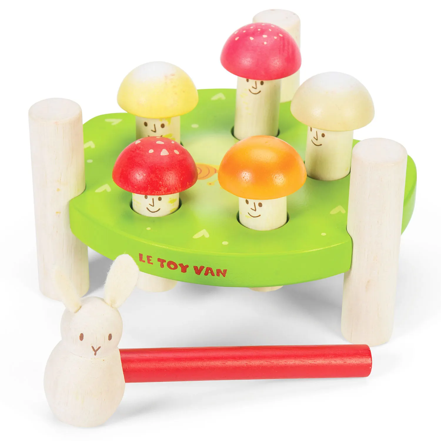 Hammerspiel "Herr Pilz"  Hammer Game "Mr. Mushrooms"-Le Toy Van (LTV)