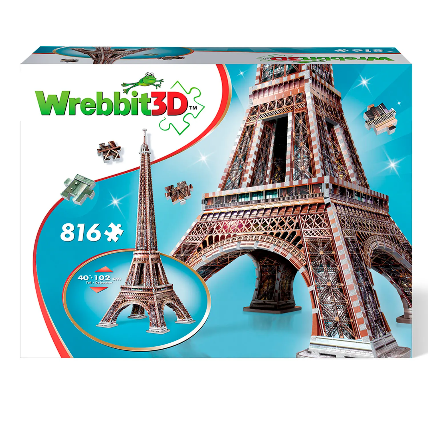 Eiffelturm - Eiffel Tower / 3D-Puzzle-Wrebbit-3D Puzzles