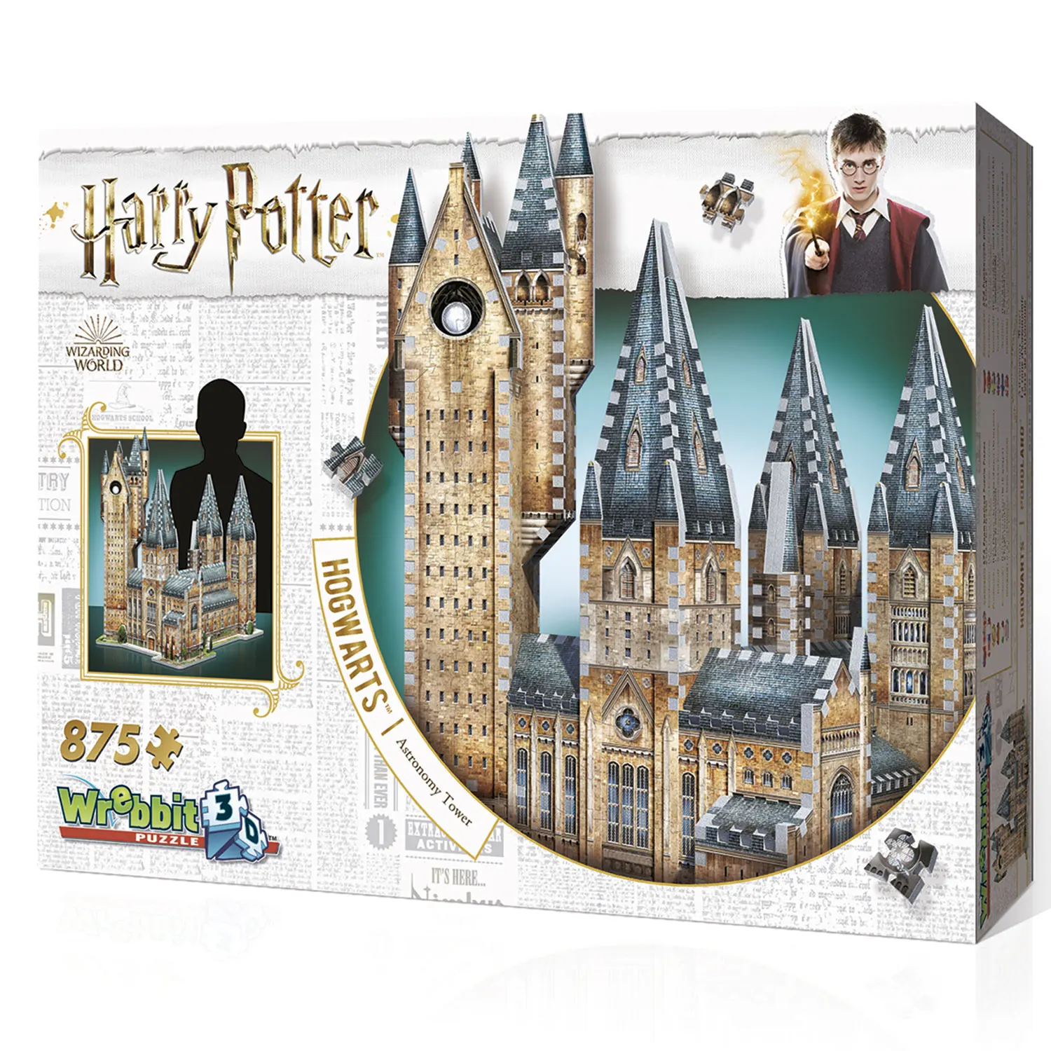 Hogwarts Astronomieturm Harry Potter/Hogwarts Astronomy Tower 875 pcs. 3D-Puzzle-Wrebbit-3D Puzzles