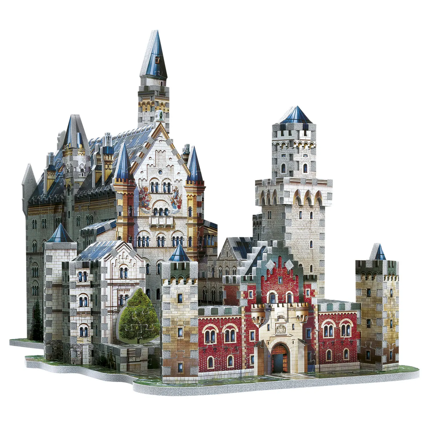 Schloss Neuschwanstein - Neuschwanstein Castle / 3D-Puzzle Schloss Neuschwanstein - Neuschwanstein Castle / 3D-Puzzle-Wrebbit-3D Puzzles