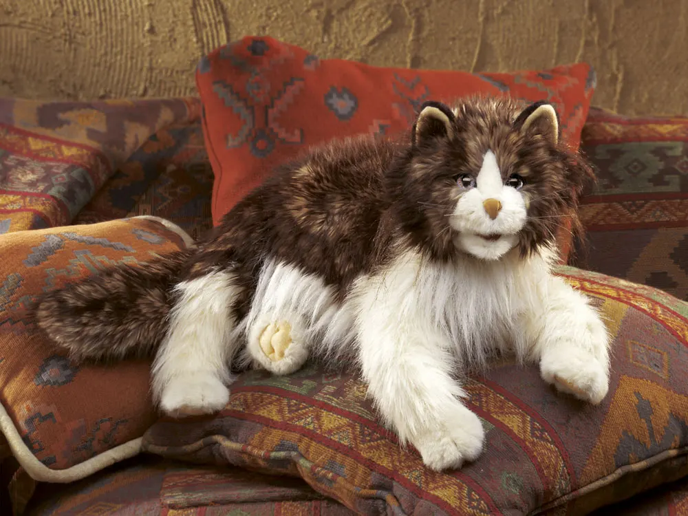 Wuschelige Katze / Ragdoll Cat-Folkmanis® Puppets
