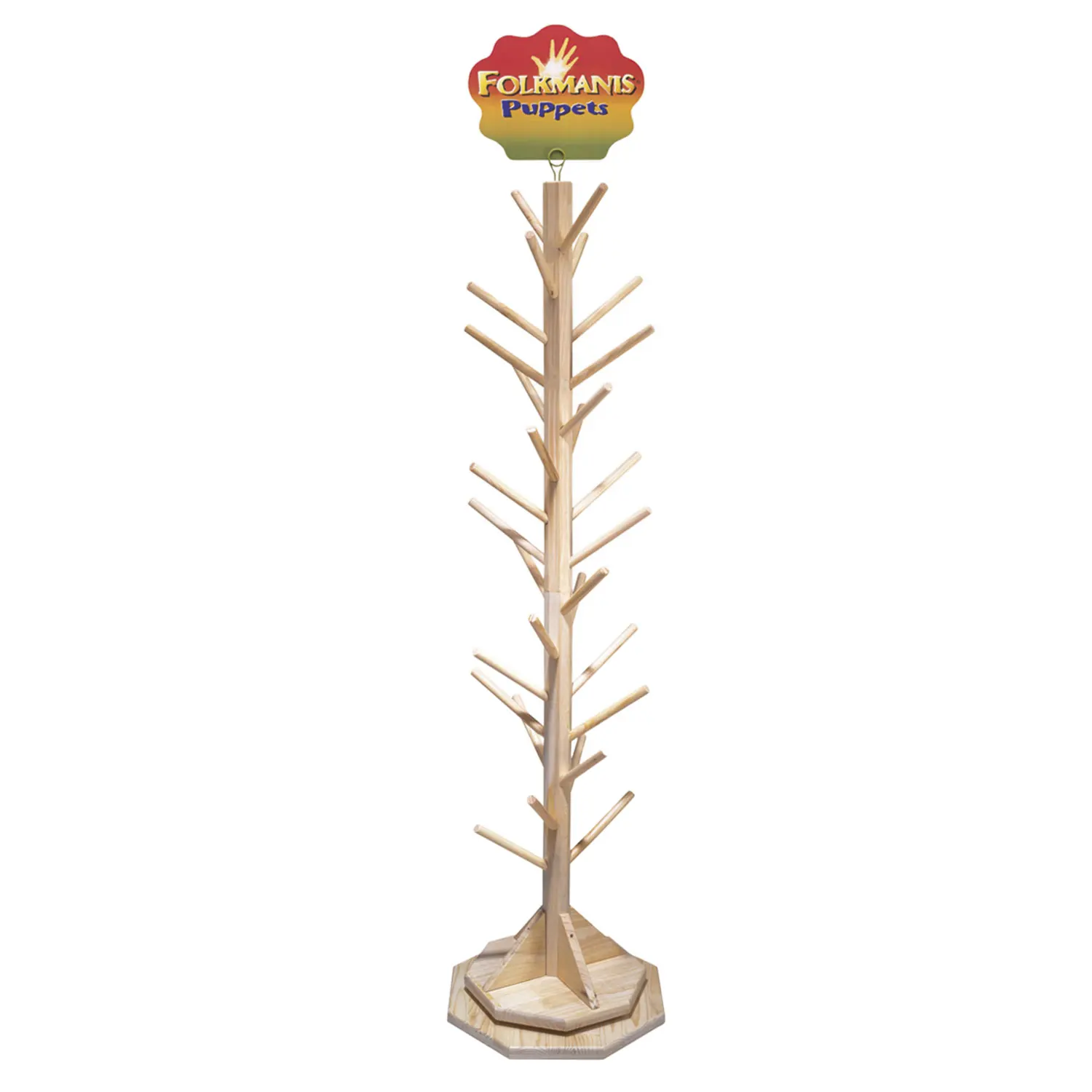 Puppet Display Floor - Wood Puppet Display Floor - Wood-Folkmanis® Handpuppen